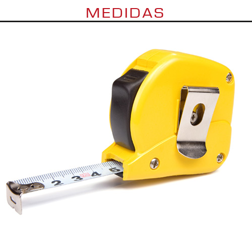 Medidas de las puertas de armarios, maleteros, interiores y exteriores